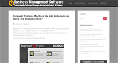 Desktop Screenshot of businessmanagementsoftware.de